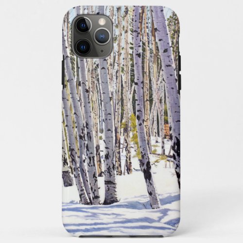 Aspen Trees in the Forest iPhone 11 Pro Max Case
