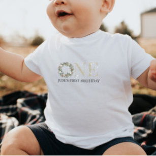 ASPEN Winter ONEderland First Birthday Infant Shir Baby T-Shirt