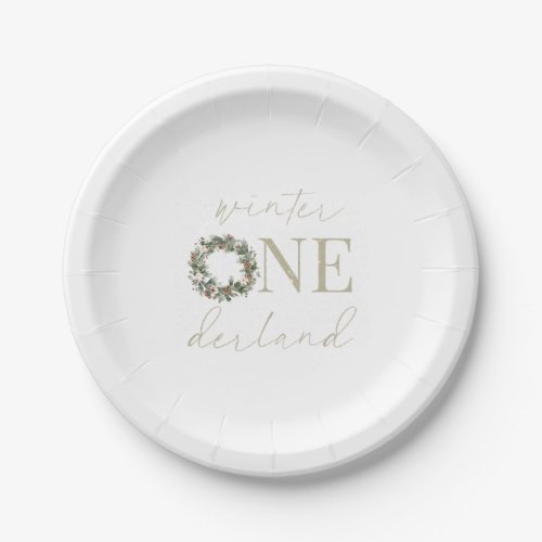 ASPEN Winter ONEderland Paper Tableware Paper Plates