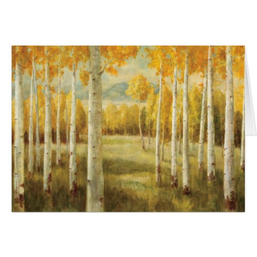 Aspens in Autumn Cards (Front Horizontal)