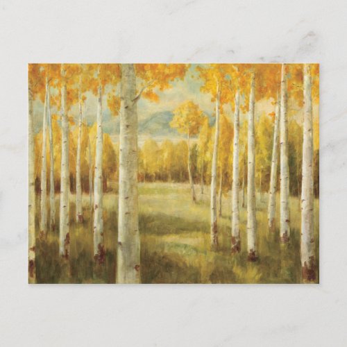 Aspens in Autumn Postcard