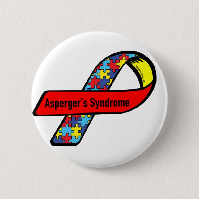 Aspergers Awareness Button (Front)