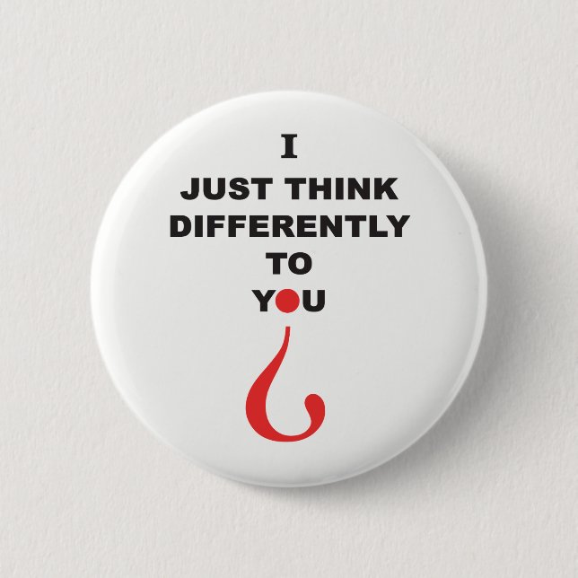 Aspergers Syndrome Awareness outside the box Badge Pinback Button (Front)