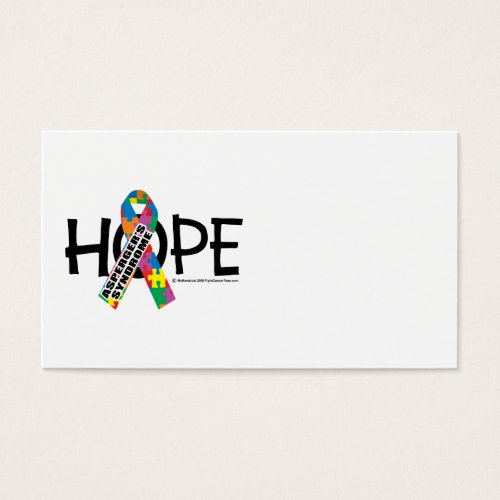 Asperger's Syndrome Hope Business Cards