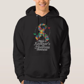 Asperger's Syndrome Ribbon Of Butterflies Hoodie by fightcancertees at Zazzle