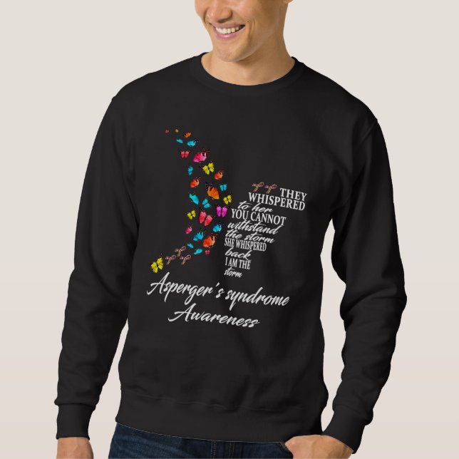 Aspergers Syndrome Warrior Sweatshirt (Front)