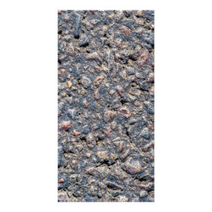 Asphalt and pebbles texture card