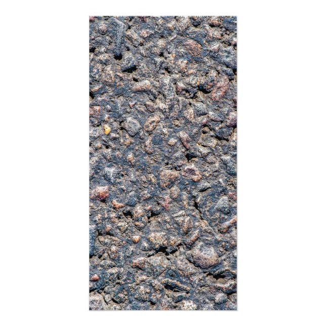 Asphalt and pebbles texture card (Front)