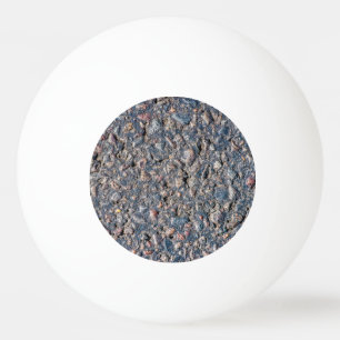 Asphalt and pebbles texture Ping-Pong ball