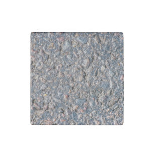 Asphalt and pebbles texture stone magnet