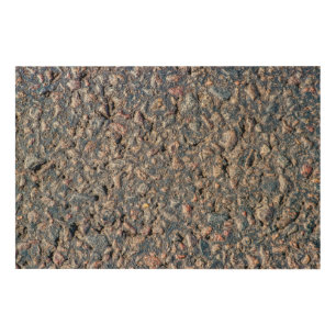 Asphalt and pebbles texture wood wall decor