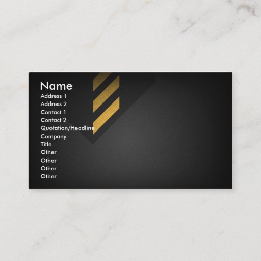 Customizable Asphalt Business Card
