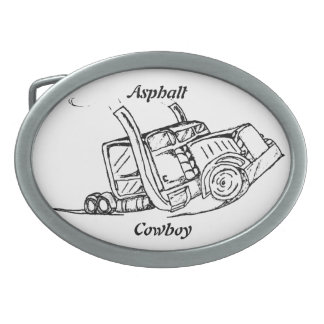 Asphalt Cowboy Belt Buckle