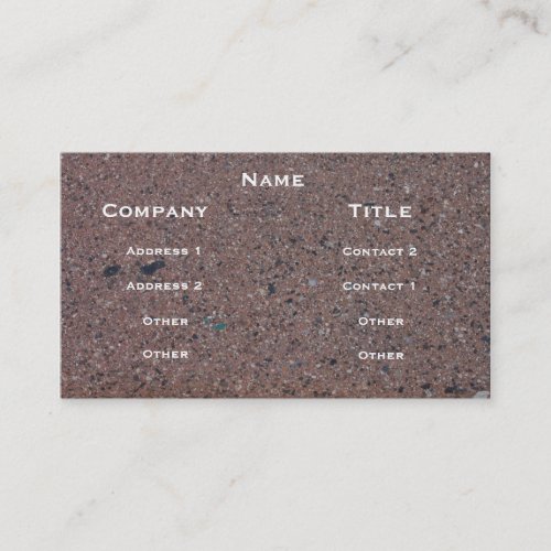 Asphalt Image Profile Card Business Cards