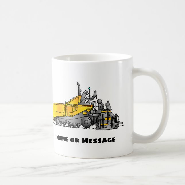 Asphalt Paver Mug, Construction Mug, Truck Mugs (Right)