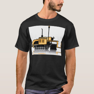 Asphalt paver vector T-Shirt