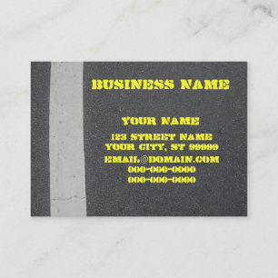 Asphalt Paving Business Card