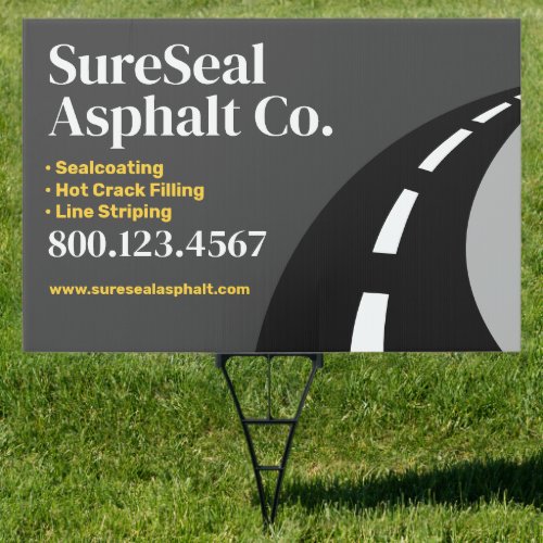 Asphalt Paving  Driveway Sealing Sign