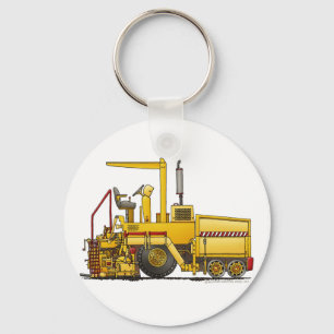Asphalt Paving Machine Construction Key Chains