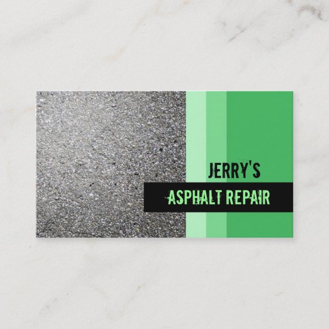 Asphalt Repair Business Cards (Front)