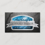 Asphalt Repair Slogans Business Cards