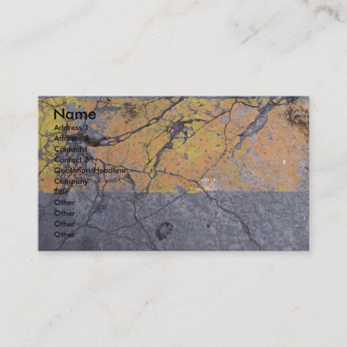 AsphaltDamaged Business Card