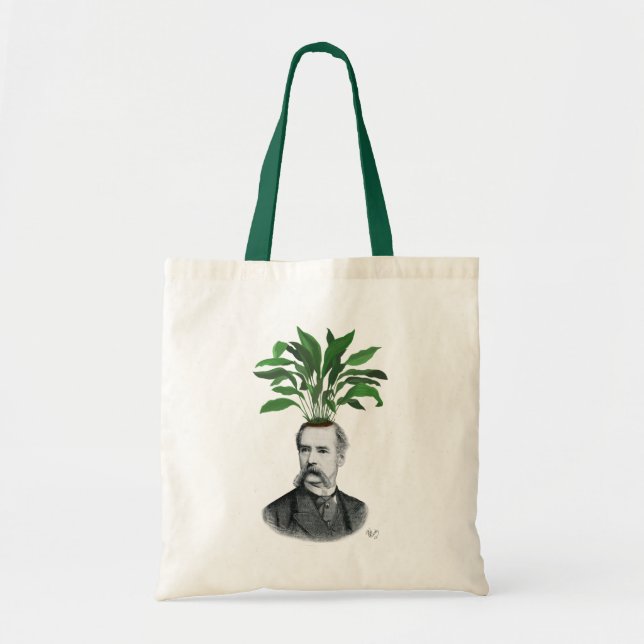 Aspidistra Head Plant Head Tote Bag (Front)