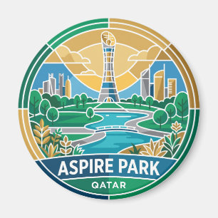Aspire Park Qatar Magnet