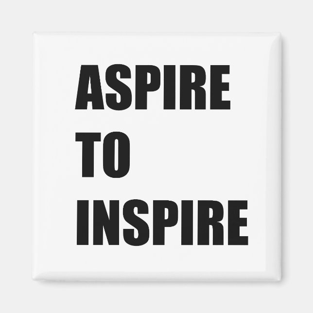 aspire to inspire magnet (Front)