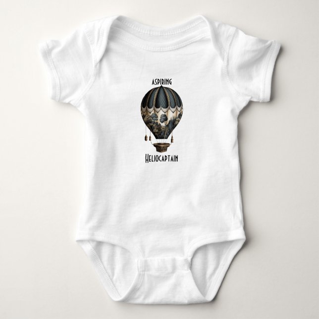 Aspiring Helicaptain Baby Bodysuit – Vintage Hot A (Front)
