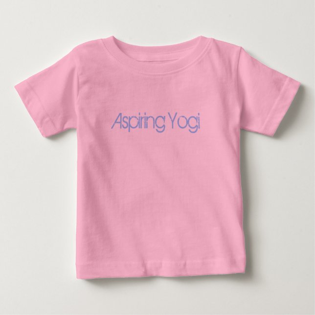 Aspiring Yogi Baby T-Shirt (Front)