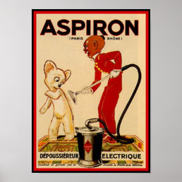 Aspiron Paris Teddy Bear Ad Poster