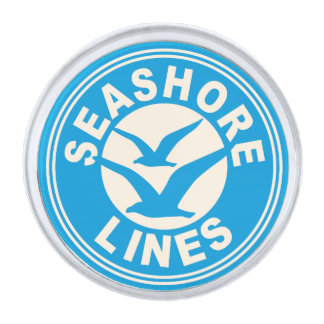 ASR Seashore Lines Lapel Pin (Small Circle)