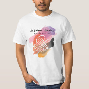Assalamu 'alaikum - Arabic calligraphy Art T-Shirt