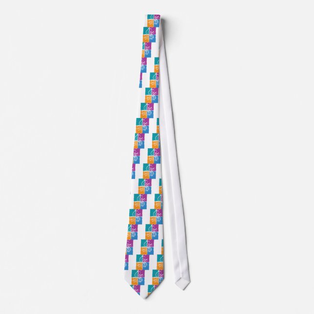 Assalamu 'alaikum - Arabic calligraphy Neck Tie (Front)