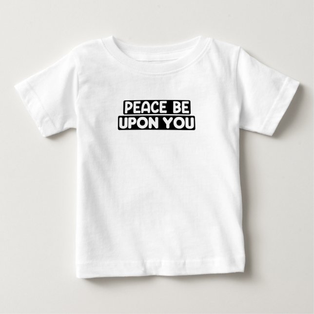 Assalamu Alaikum Peace Be Upon You Islamic Arabic Baby T-Shirt (Front)