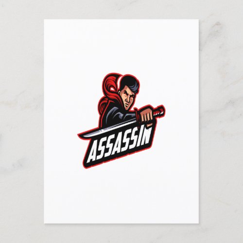 assassin postcard