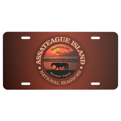 Assateague Island National Seashore License Plate