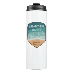 Assateague Island National Seashore Seagulls Thermal Tumbler