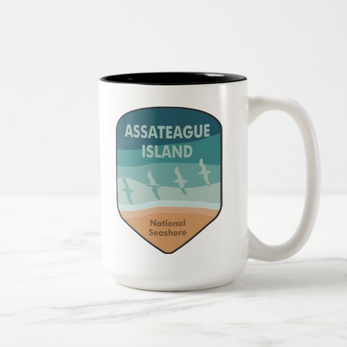 Assateague Island National Seashore Seagulls Two_Tone Coffee Mug