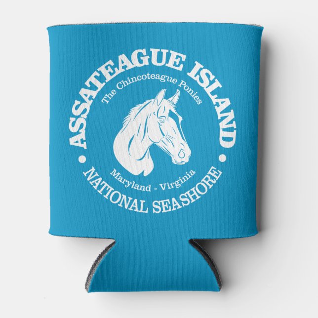 Assateague Island (pony) Can Cooler (Front)