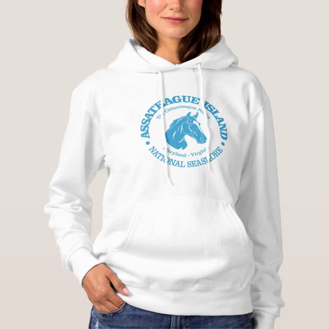 Assateague Island (pony) Hoodie (Front)