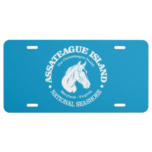 Assateague Island (pony) License Plate