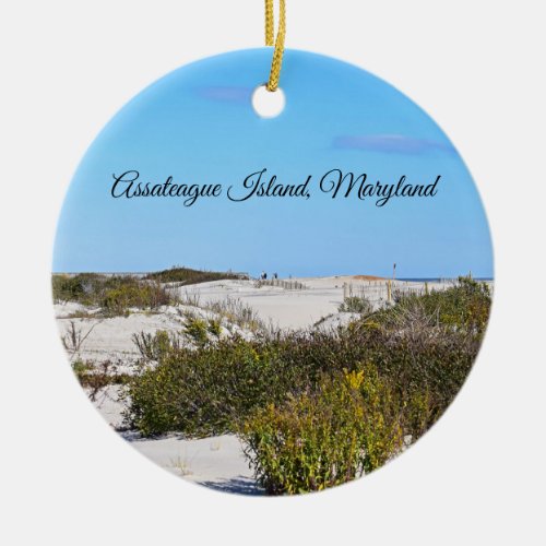 Assateague Island Round Ornament