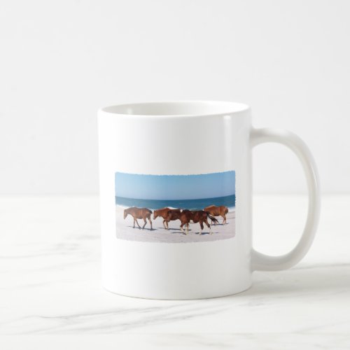 Assateague Island Wild Ponies Coffee Mug