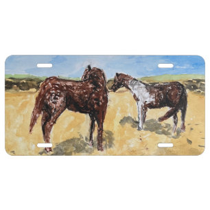 Assateague Ponies License Plate
