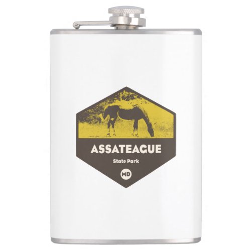 Assateague State Park Maryland Flask