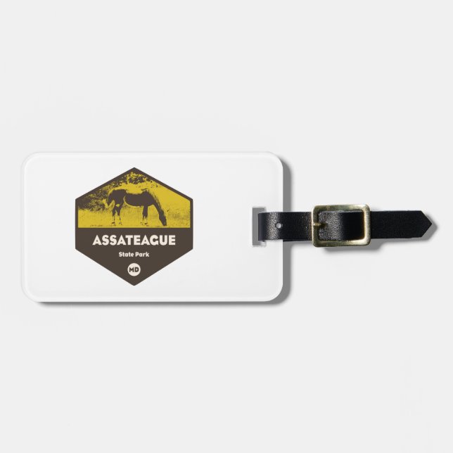 Assateague State Park Maryland Luggage Tag (Front Horizontal)