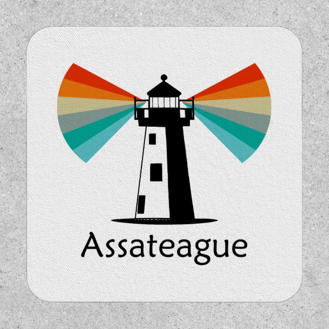 Assateague Virginia Lighthouse Rainbow Patch (Front)