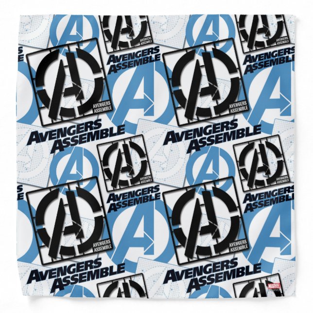 Assemble Pattern Bandana (Front)